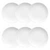 Prato Sobremesa Shell Branco - 6pcs - Germer